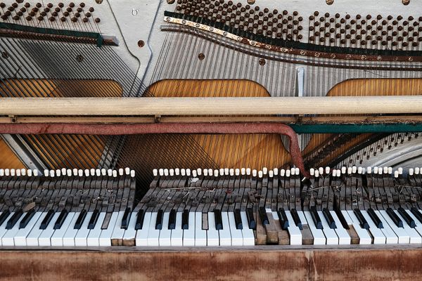 Vintage piano restoration